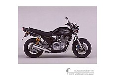Adesivi per Yamaha XJR1300 2002 - Nero • Yamaha Adesivi OEM