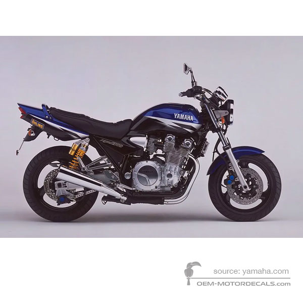 Aufkleber für Yamaha XJR1300 2002 - Blau • Yamaha OEM-Aufkleber