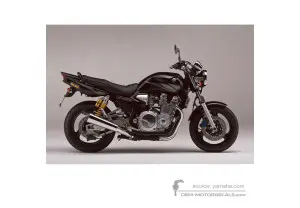 Decals for Yamaha XJR1300 2003 - Black • Yamaha OEM Decals
