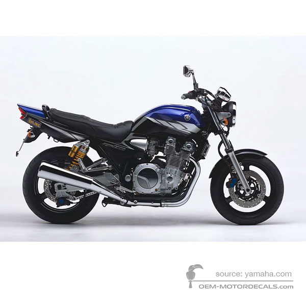 Aufkleber für Yamaha XJR1300 2004 - Blau • Yamaha OEM-Aufkleber