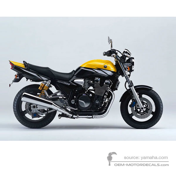 Aufkleber für Yamaha XJR1300 2003 - Gelb • Yamaha OEM-Aufkleber