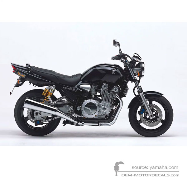 Aufkleber für Yamaha XJR1300 2004 - Schwarz • Yamaha OEM-Aufkleber