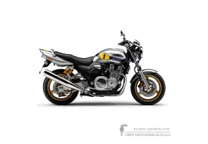 Decals for Yamaha XJR1300 2009 - Silver • Yamaha OEM Decals