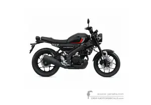 Decals for Yamaha XSR125 2021 - Dark gray • Yamaha OEM Decals