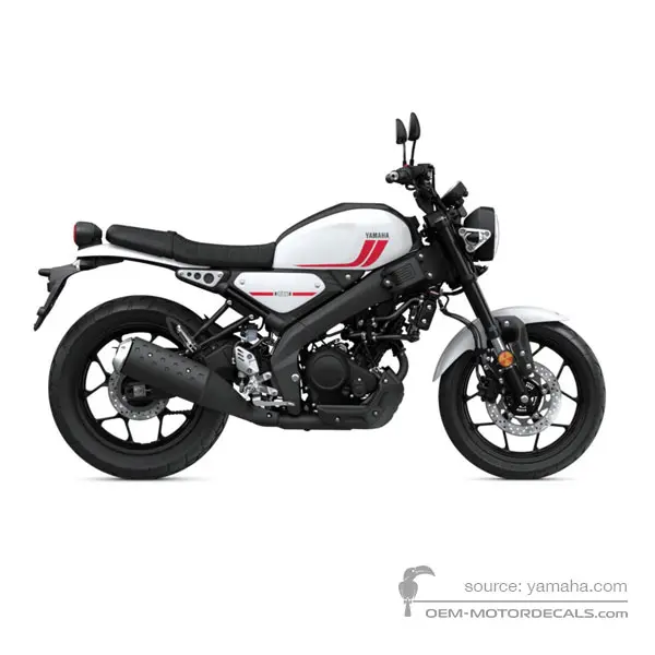 Yamaha XSR125 2024 - Weiss - Radical White