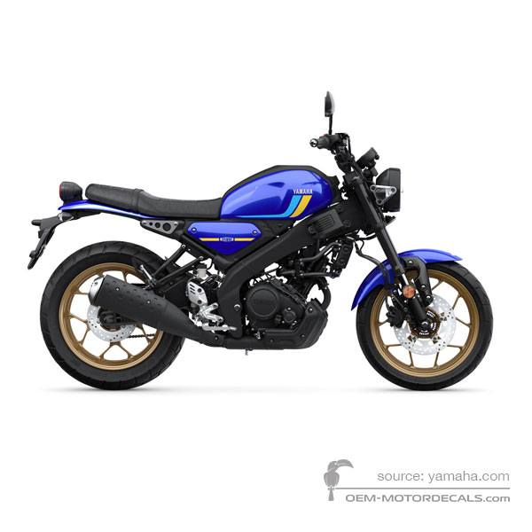 Adesivi per Yamaha XSR125 2025 - Blu • Yamaha Adesivi OEM