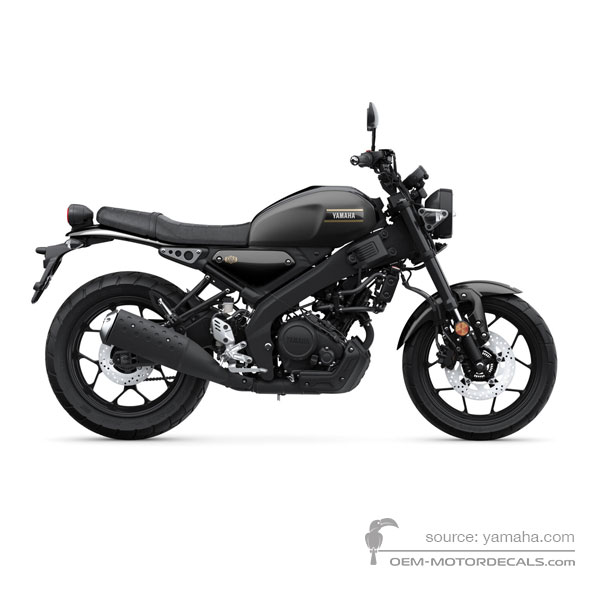 Adesivi per Yamaha XSR125 2025 - Grigio • Yamaha Adesivi OEM