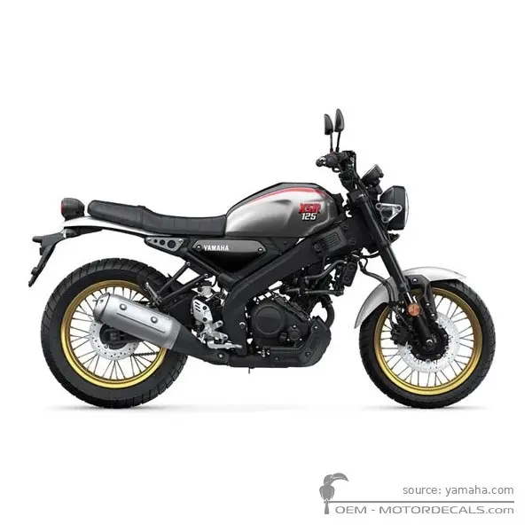 Yamaha XSR125 2026 - Legend Silver