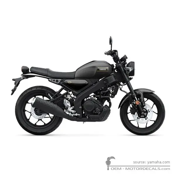 Yamaha XSR125 2026 - Mat Gray Metallic 3