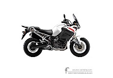 Autocollants pour Yamaha XT1200Z SUPER TENERE 2012 - Blanc • Yamaha Autocollants OEM