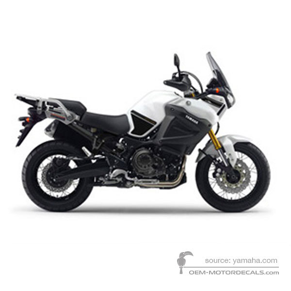 Adesivi per Yamaha XT1200Z 2013 - Bianco • Yamaha Adesivi OEM