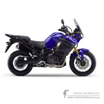 Yamaha XT1200Z SUPER TENERE 2013 - Niebieski - Deep Purplish Blue Metallic C