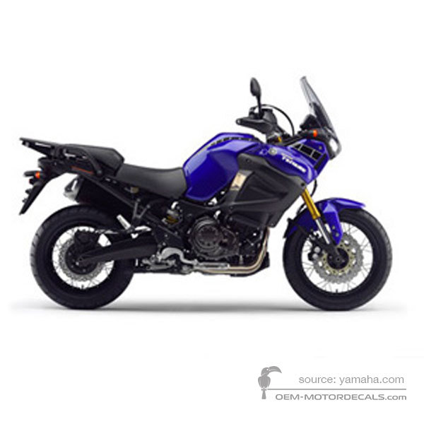 Naklejki do Yamaha Xt1200Z 2013 - Niebieski • Yamaha Naklejki OEM