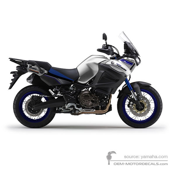 Naklejki do Yamaha XT1200Z 2015 - Srebrny • Yamaha Naklejki OEM