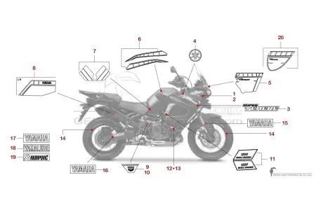 Yamaha XT1200 SUPER TENERE World Crosser 2014 - Blauw
