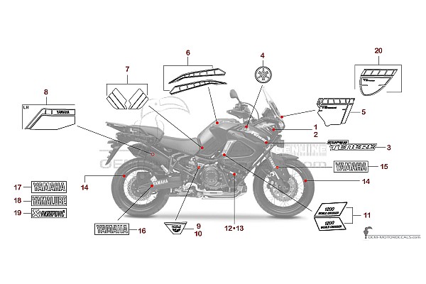 Yamaha XT1200 SUPER TENERE World Crosser 2016 - Niebieski