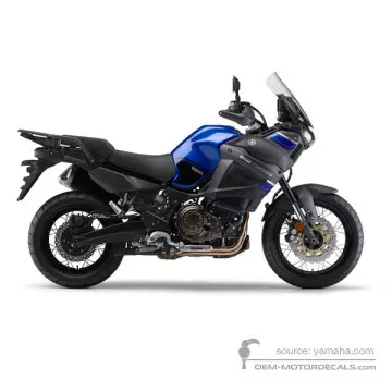Yamaha XT1200Z SUPER TENERE 2017 - Niebieski - Deep Purplish Blue Metallic C