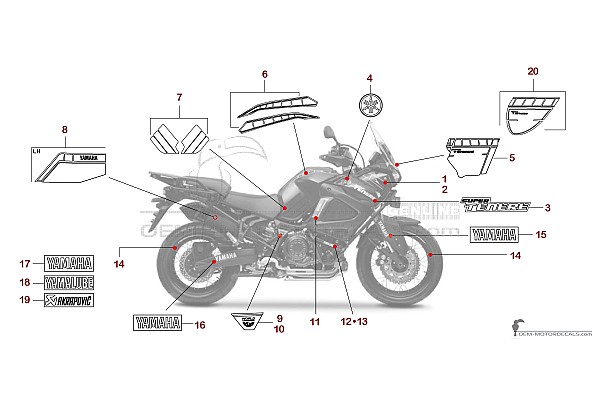 Yamaha XT1200 SUPER TENERE World Crosser 2018 - Niebieski