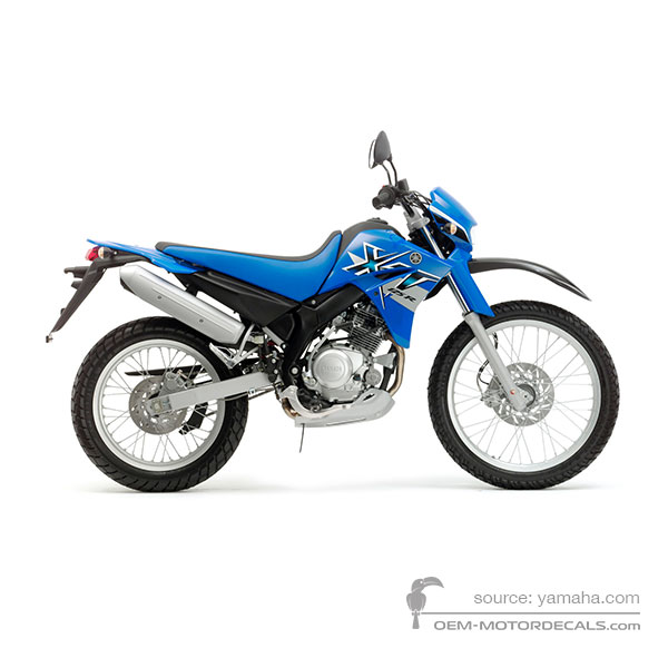 Naklejki do Yamaha XT125R 2007 - Niebieski • Yamaha Naklejki OEM