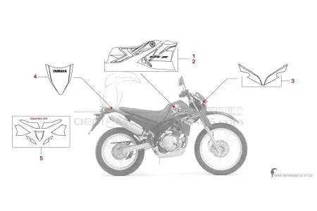 Yamaha XT125R 2007 - Blu