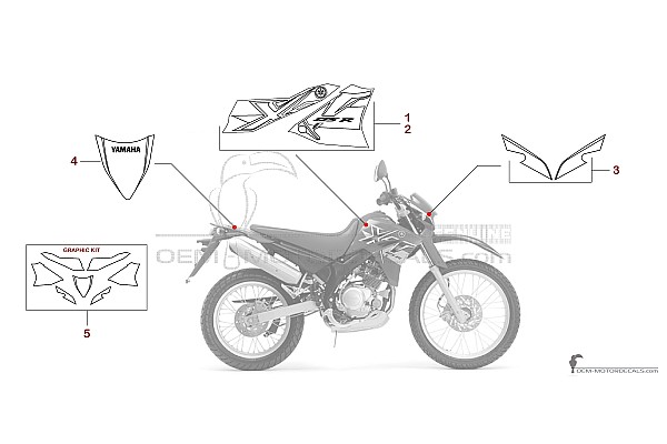 Yamaha XT125R 2007 - Blu