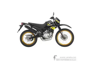 Aufkleber für Yamaha XT125R 2008 - Schwarz • Yamaha OEM-Aufkleber