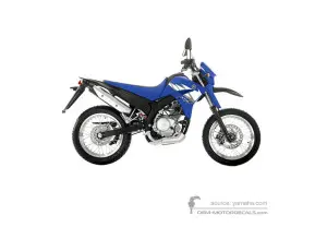 Aufkleber für Yamaha XT125X 2005 - Blau • Yamaha OEM-Aufkleber