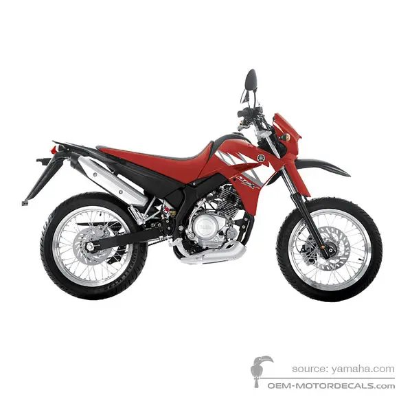 Yamaha XT125X 2005 - Rouge - MA Red