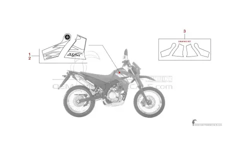 Yamaha XT125X 2005 - Rot