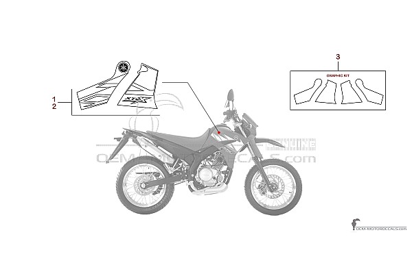 Yamaha XT125X 2005 - Rot