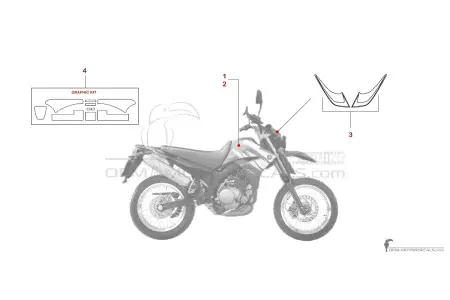Yamaha XT125X 2006 - Blau