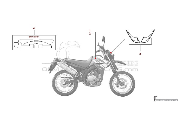 Yamaha XT125X 2006 - Bleu