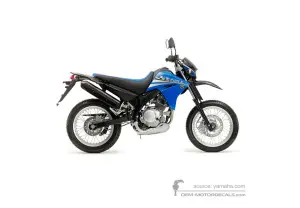 Aufkleber für Yamaha XT125X 2007 - Blau • Yamaha OEM-Aufkleber