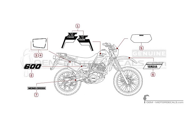 Yamaha XT600 1986