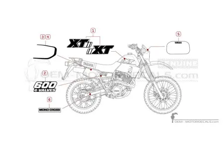 Yamaha XT600 1988