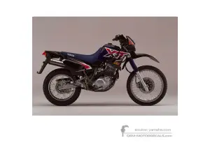 Aufkleber für Yamaha XT600E 1996 - Schwarz • Yamaha OEM-Aufkleber