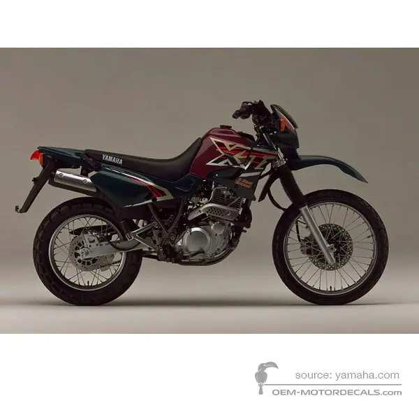 Yamaha XT600E 1996 - Verde - Dark Grayish Cyjan Solid 4
