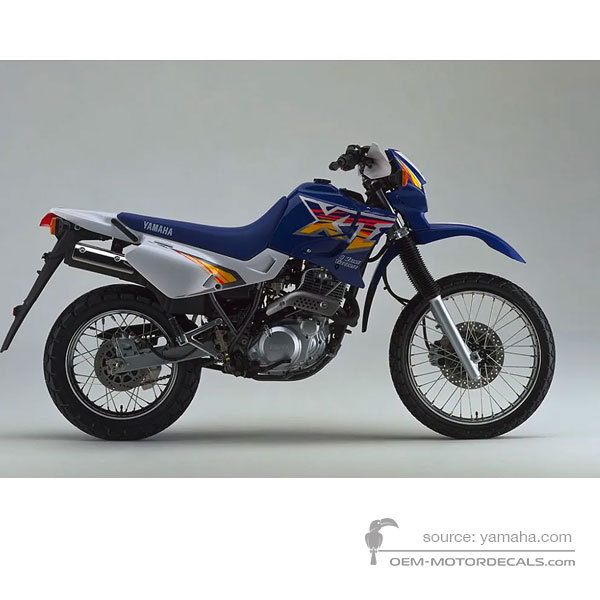 Autocollants pour pour Yamaha XT600E 1997 - Bleu • Yamaha Autocollants OEM