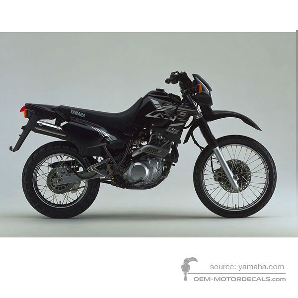 Decals for Yamaha XT600E 1997 - Black • Yamaha OEM Decals