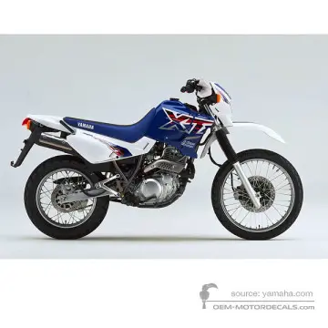 Yamaha XT600E 1998 - Weiss - Purplish White Solid 1