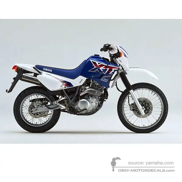 Yamaha XT600E 1998 - Bianco - Purplish White Solid 1