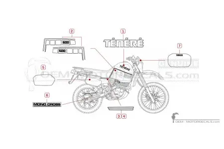 Yamaha XT600Z TENERE 1987