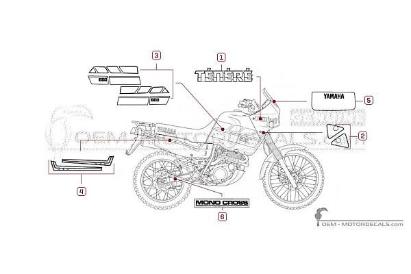 Yamaha XT600Z TENERE 1988