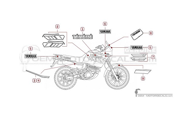 Yamaha XT600Z TENERE 1990