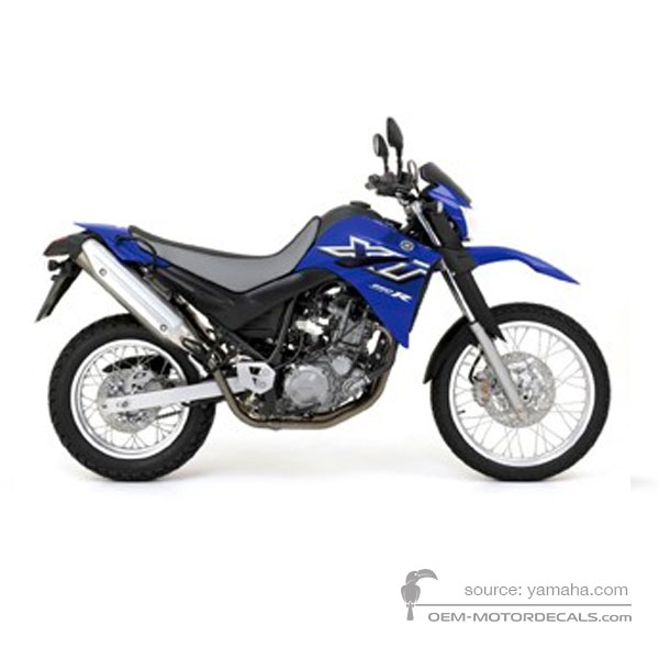 Decals for Yamaha XT660R 2004 - Blue • Yamaha OEM Decals