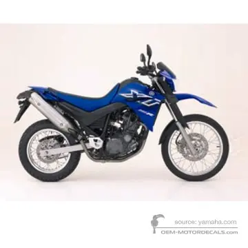 Yamaha XT660R 2005 - Blue - Deep Purplish Blue Solid E