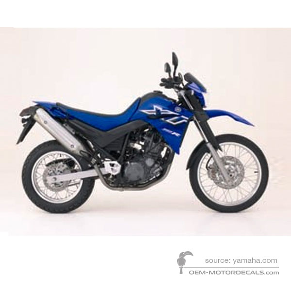 Naklejki do Yamaha XT660R 2005 - Niebieski • Yamaha Naklejki OEM