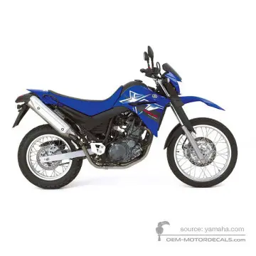 Yamaha XT660R 2006 - Blue - Deep Purplish Blue Solid E