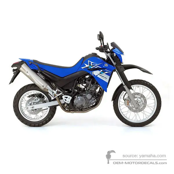 Yamaha XT660R 2007 - Bleu - Deep Purplish Blue Solid E