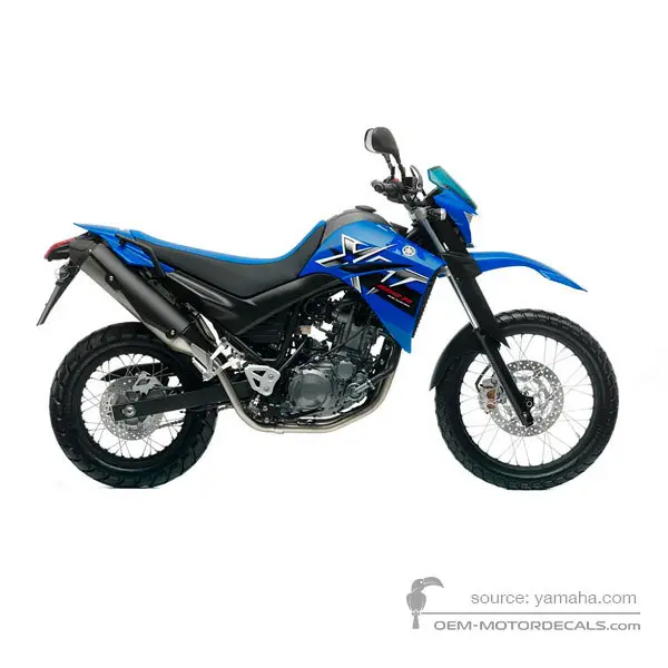 Yamaha XT660R 2008 - Bleu - Deep Purplish Blue Solid E